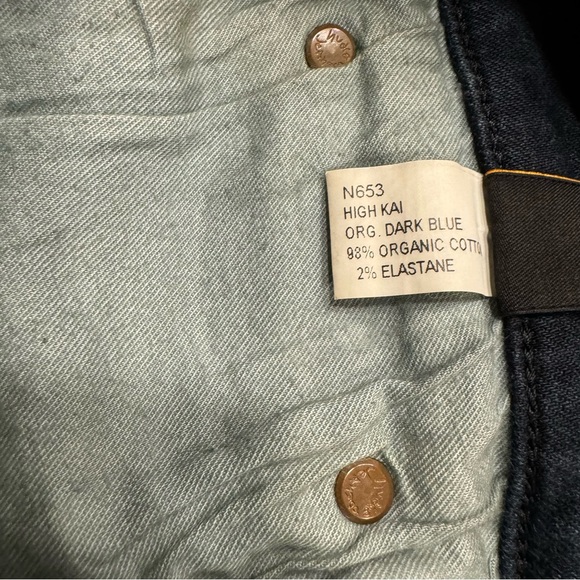 Nudie Jeans High Kai Organic Dark Blue - Picture 7 of 7